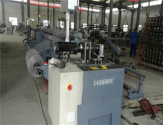 دستگاه مش سیم شش ضلعی 2.5 میلی متری Plc برای تقویت روسازی