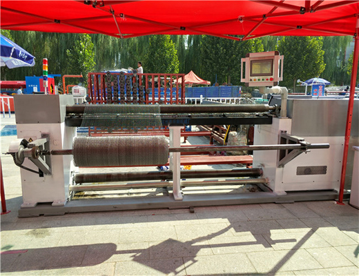 دستگاه مش سیم شش ضلعی Cnc سایز 35 میلی متری ساخت قفس غاز