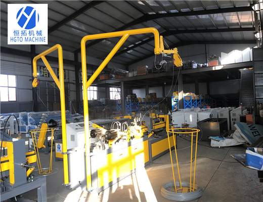 PLC Servo Motor Chain Link Fence Machine Anticorrosive Automatic
