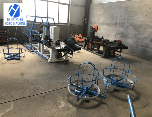 دستگاه تولید سیم خاردار HGTO 3KW , دستگاه حصار سیم خاردار با روکش پی وی سی