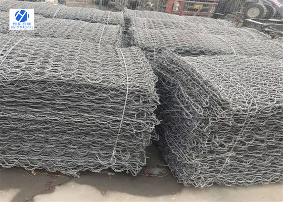 سبد سنگی توری مشبک سیمی شش ضلعی چند صحنه 100 میلی متری مقاوم در برابر خوردگی